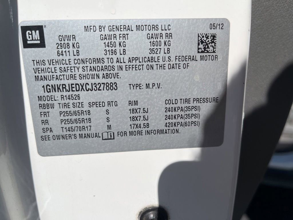Used 2012 Chevrolet Traverse LT FWD image 10