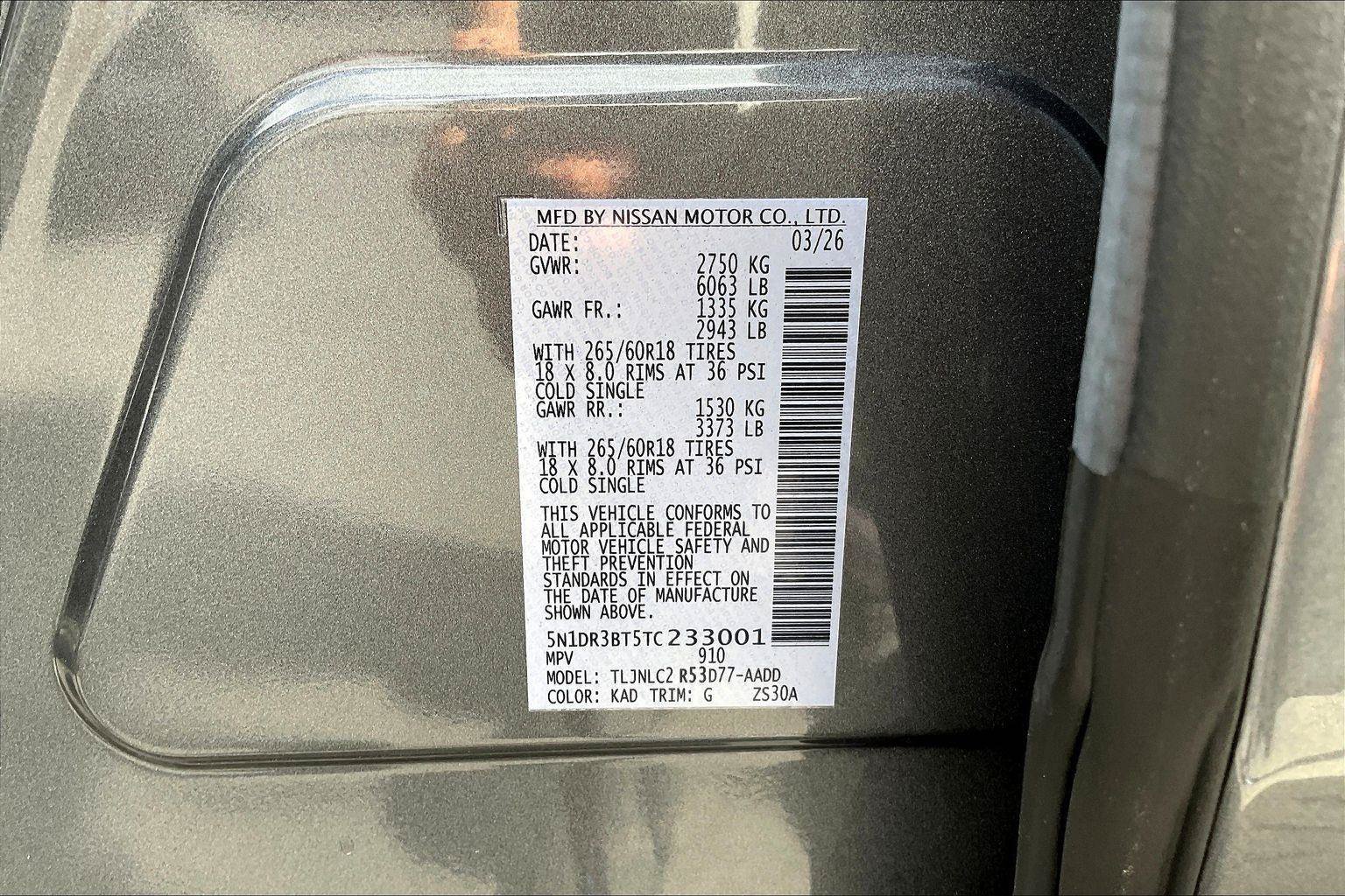 New 2026 Nissan Pathfinder Rock Creek AWD/4WD image 14