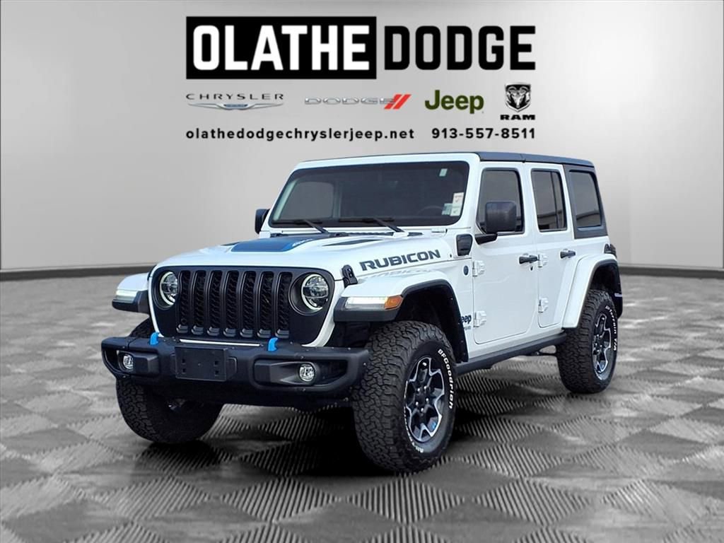 Certified 2022 Jeep Wrangler Unlimited Rubicon 4xe w/ Steel Bumper Group