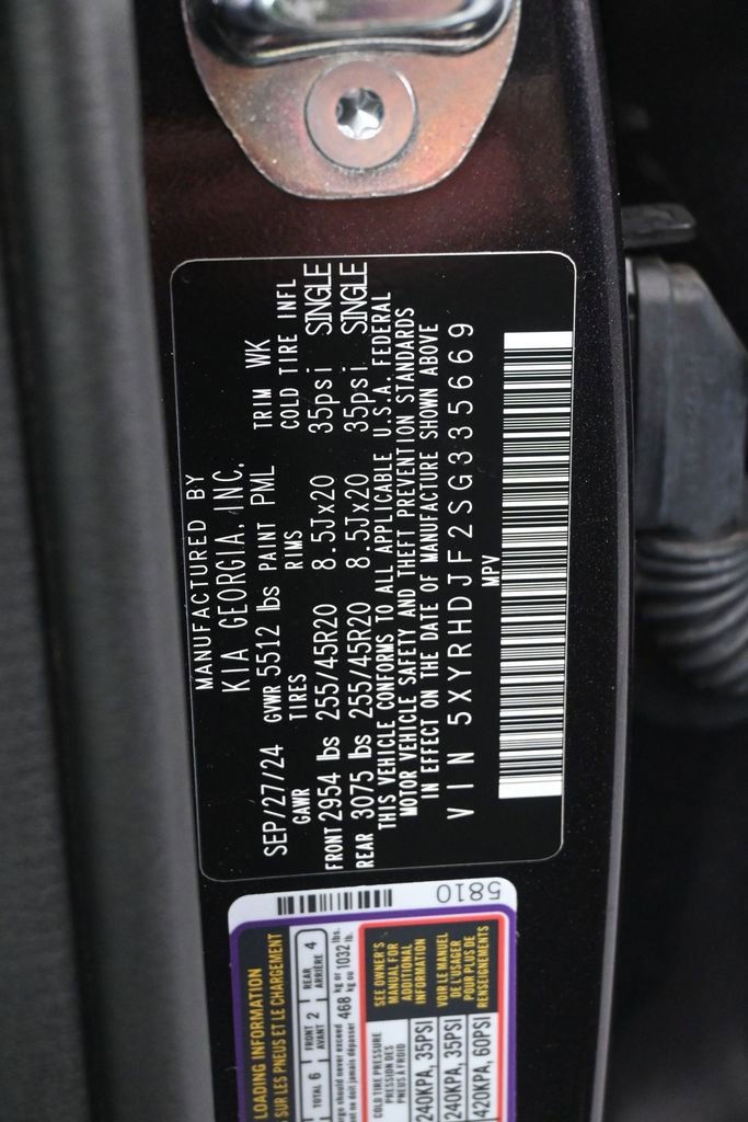 Used 2025 Kia Sorento X-Line EX AWD/4WD image 9