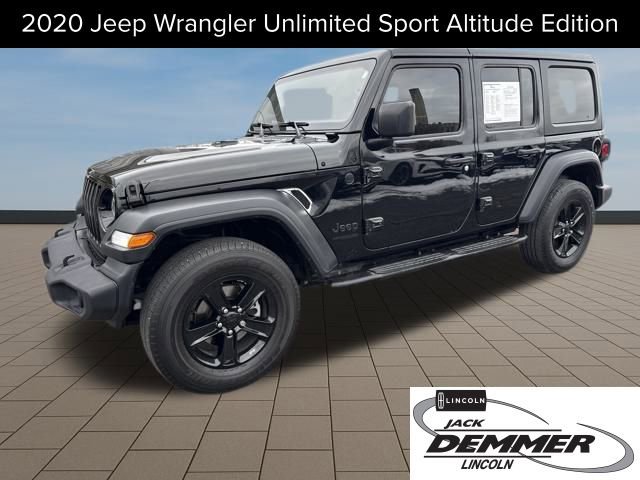 Used 2020 Jeep Wrangler Unlimited Sport image 1