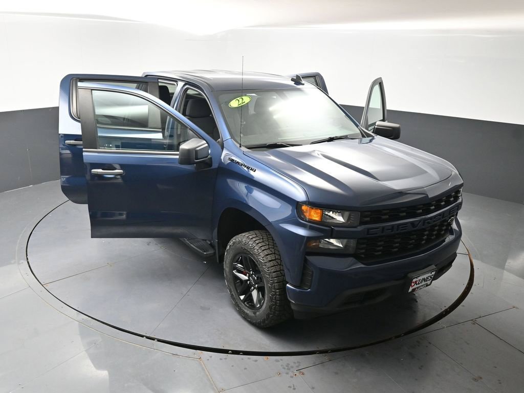 Used 2022 Chevrolet Silverado 1500 Custom w/ LPO, Dark Essentials Package AWD/4WD image 57