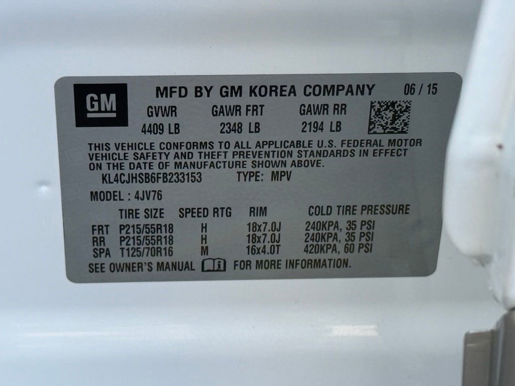 Used 2015 Buick Encore Premium w/ Experience Buick Package image 32