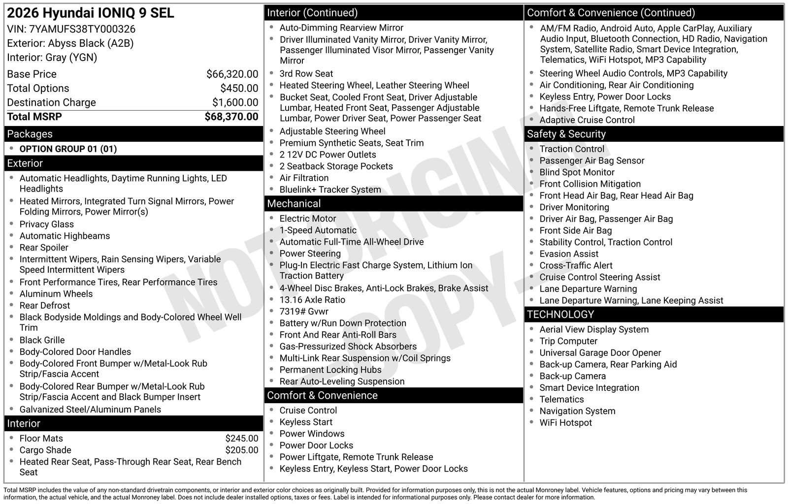 New 2026 Hyundai Ioniq 9 SEL image 8
