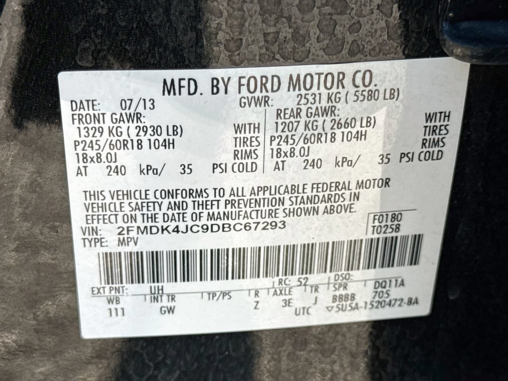 Used 2013 Ford Edge SEL AWD/4WD image 38