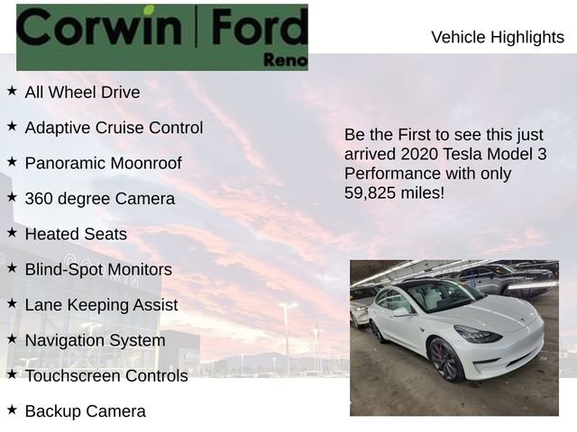 Used 2020 Tesla Model 3 Performance image 4