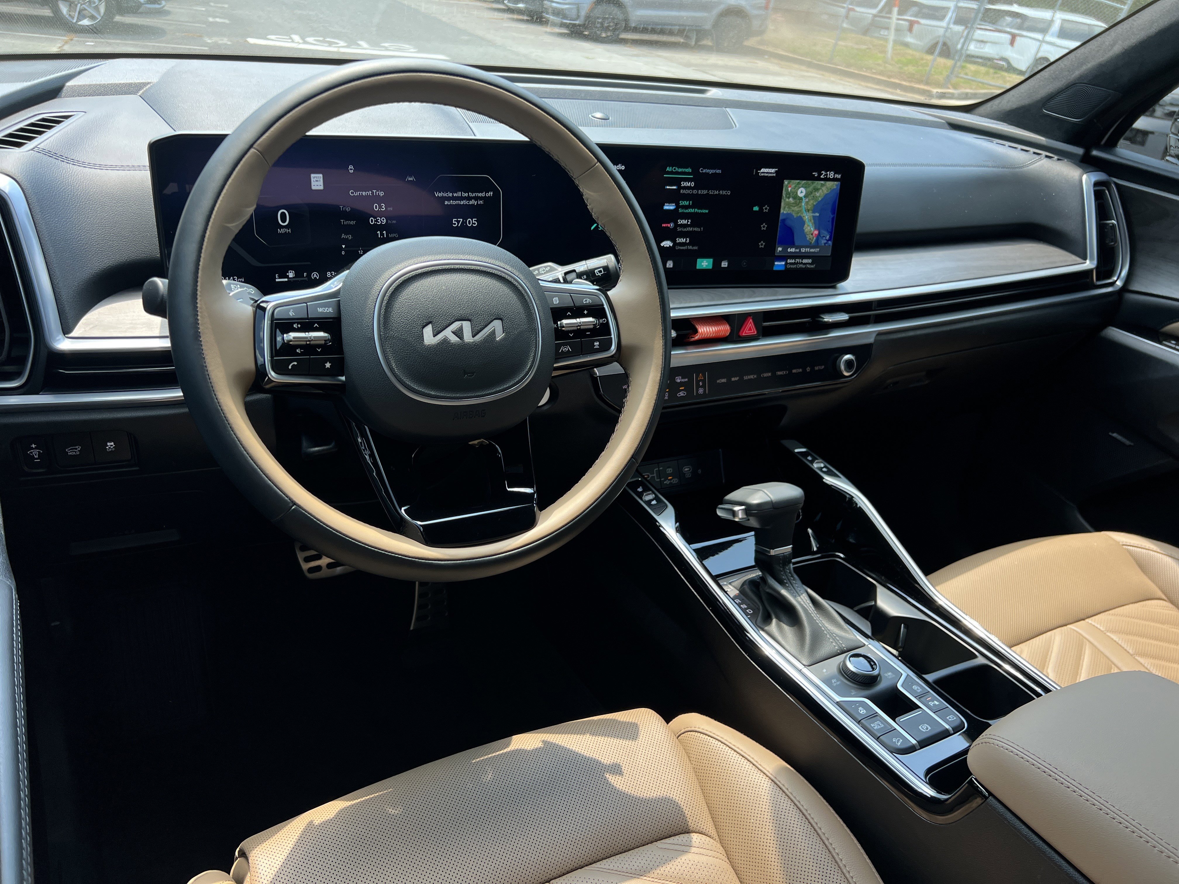 Used 2025 Kia Sorento SX Prestige w/ Olive Brown Leather Package AWD/4WD image 22