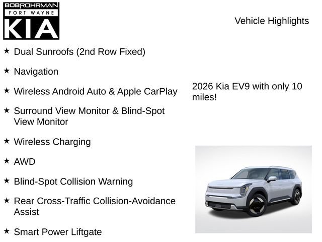 New 2026 Kia EV9 Wind AWD/4WD image 7