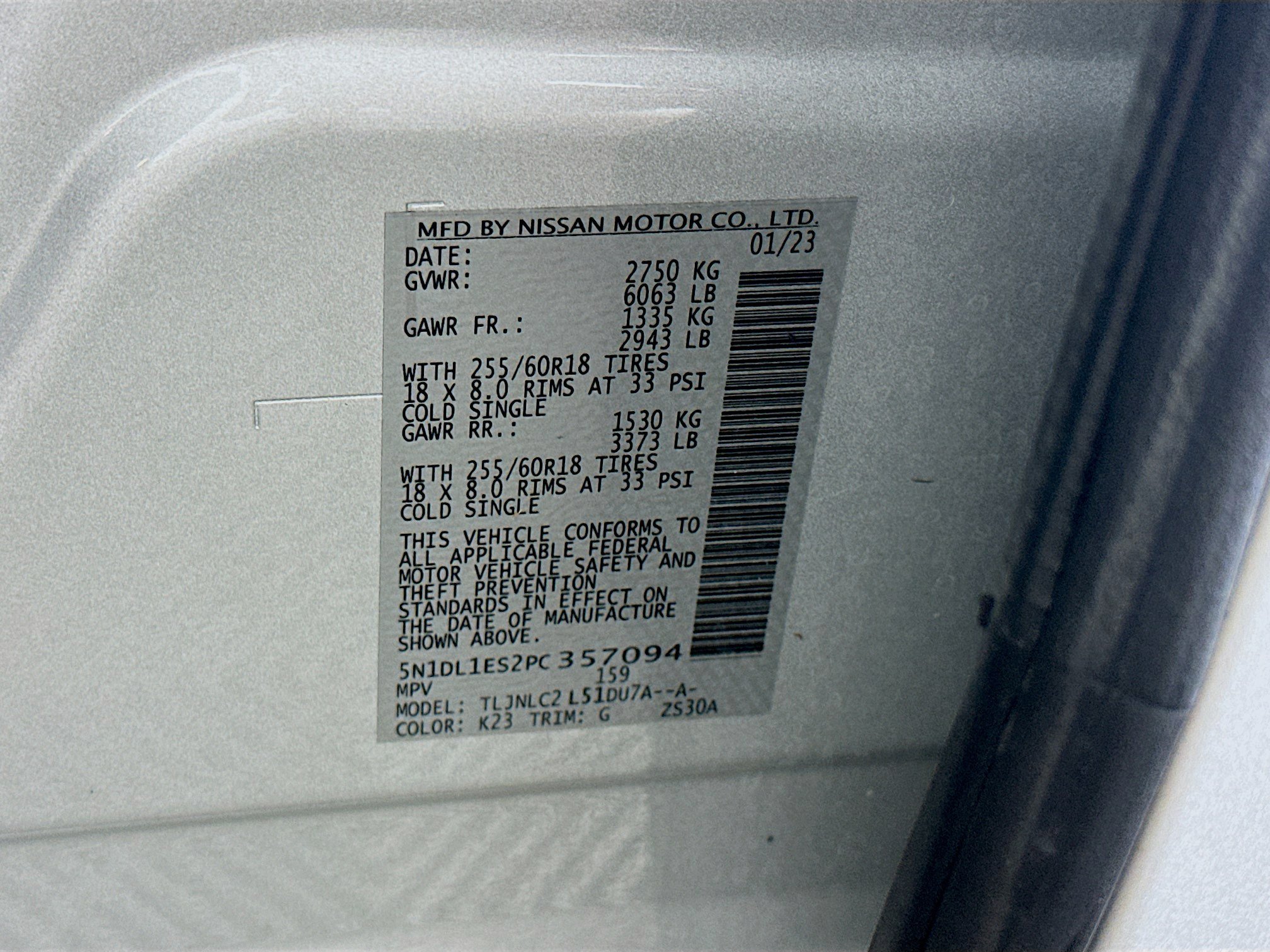 Used 2023 INFINITI QX60 Pure AWD/4WD image 12