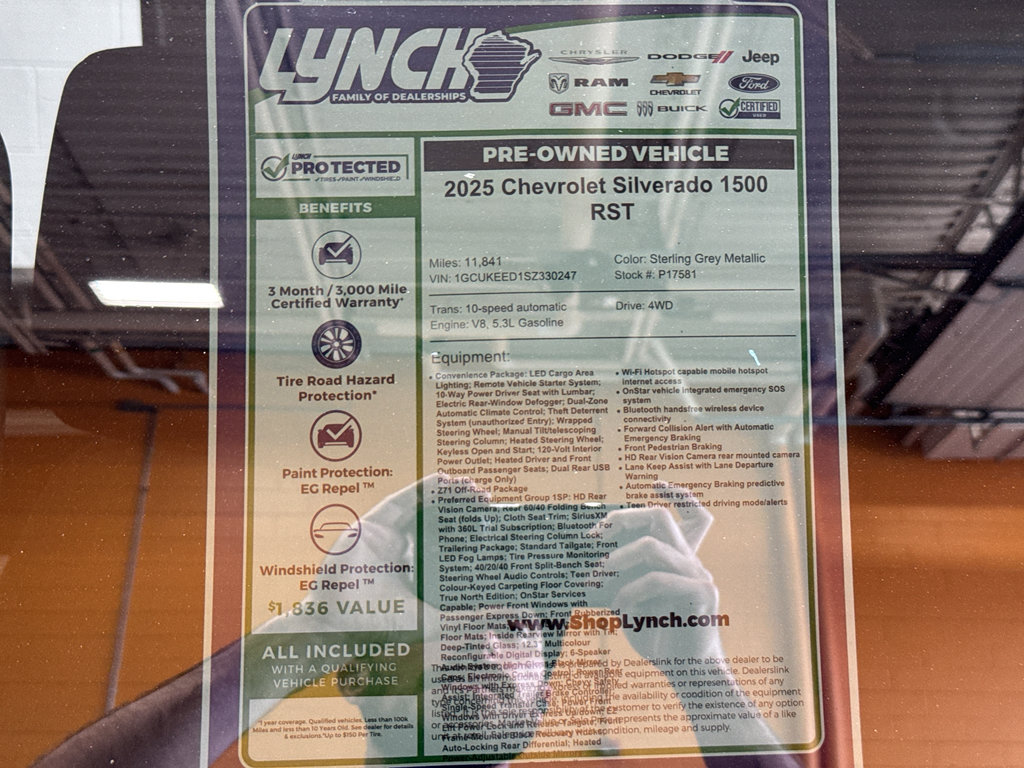 Used 2025 Chevrolet Silverado 1500 RST w/ Z71 Off-Road Package AWD/4WD image 40