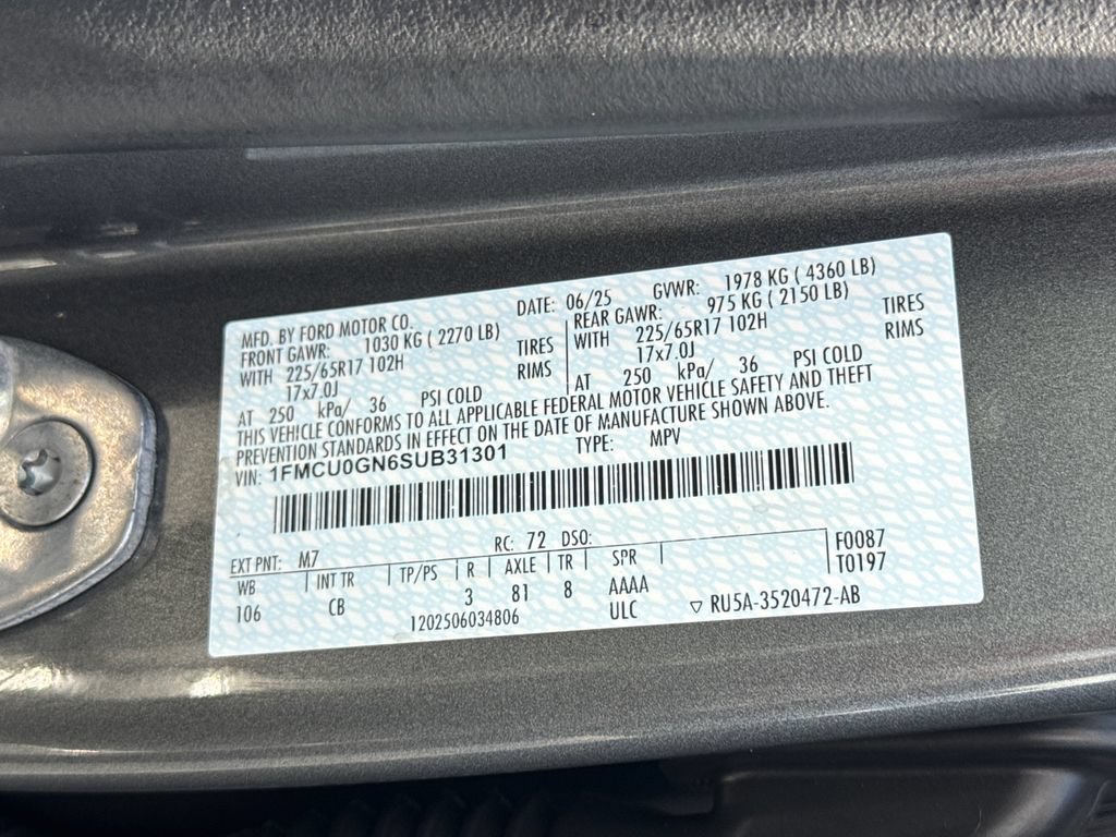 Used 2025 Ford Escape Active FWD image 25