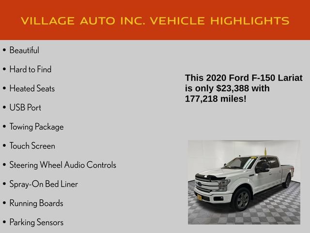 Used 2020 Ford F150 Lariat w/ Equipment Group 502A Luxury AWD/4WD image 7