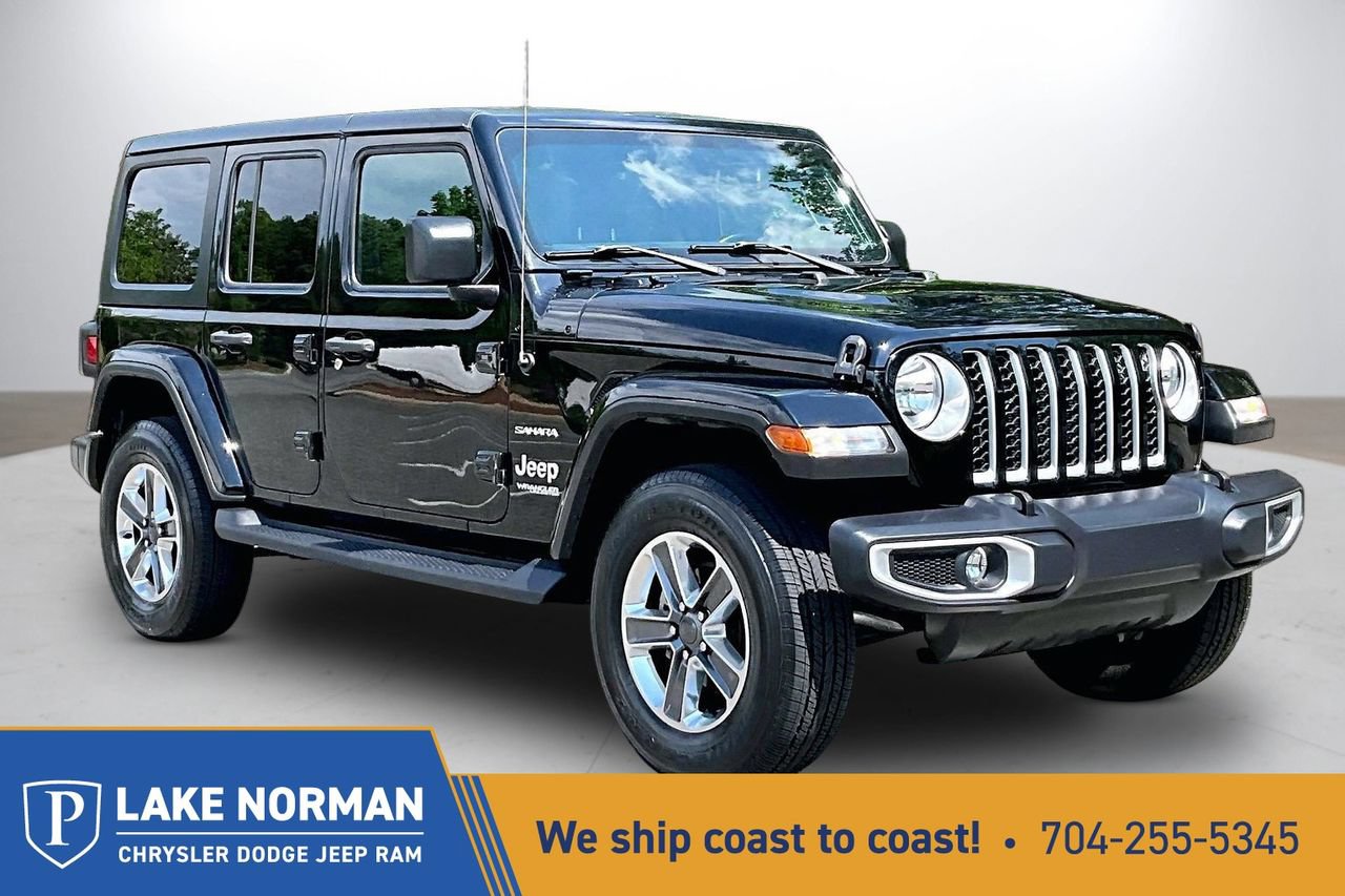 Used 2022 Jeep Wrangler Unlimited Sahara w/ Cold Weather Group AWD/4WD image 1