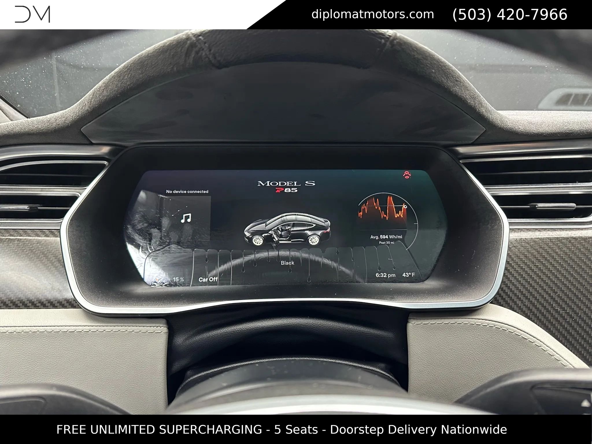 Used 2014 Tesla Model S P85 RWD image 30