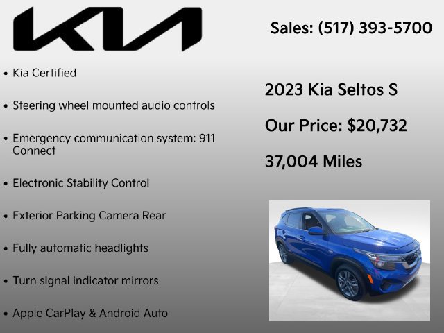 Used 2023 Kia Seltos S AWD/4WD image 7