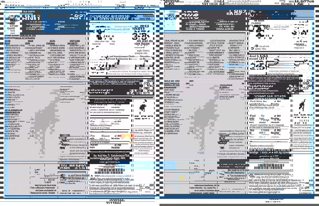 Used 2021 Ford Bronco Black Diamond w/ Sasquatch Package image 11