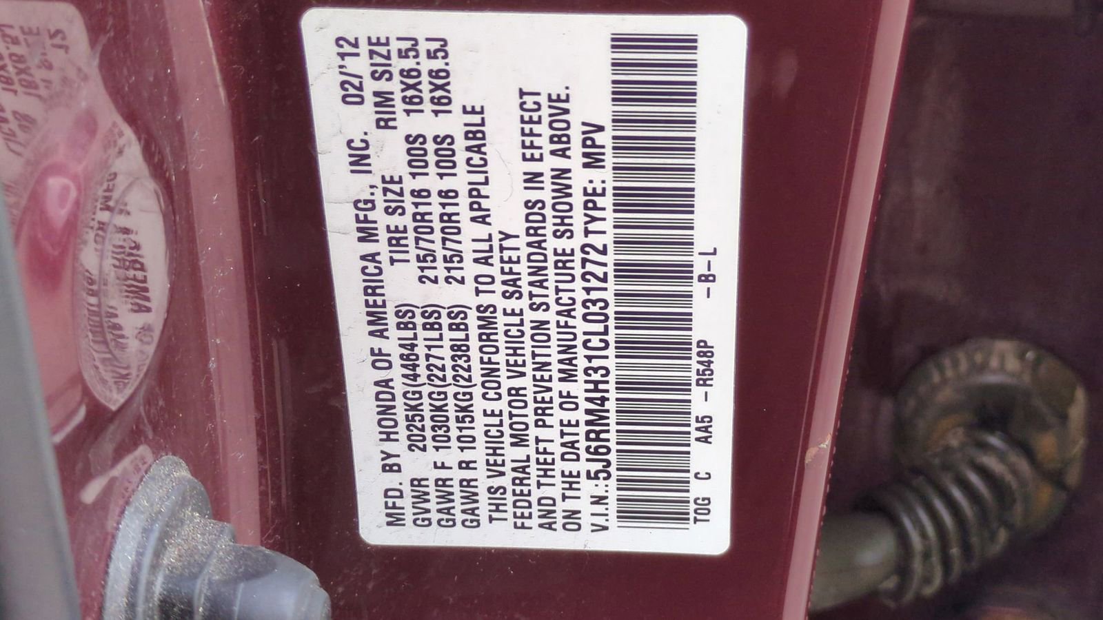 Used 2012 Honda CR-V LX image 34