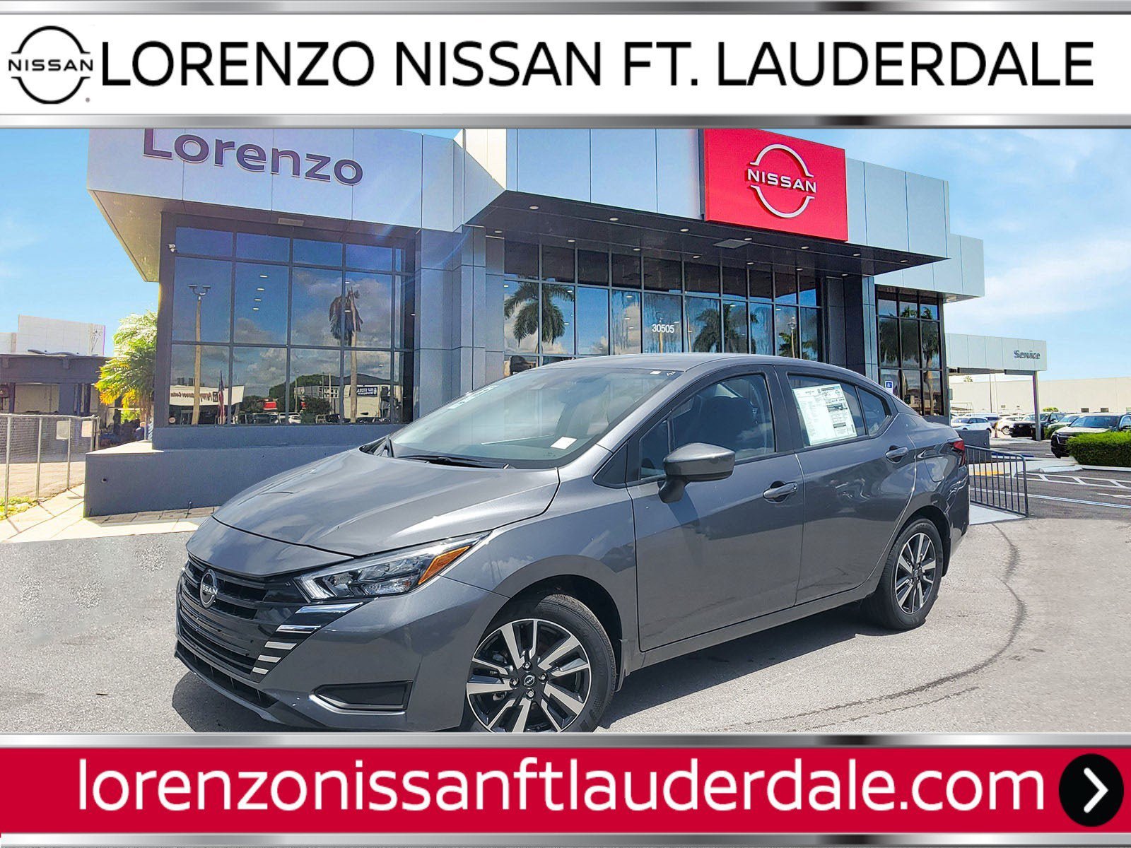 New 2025 Nissan Versa SV w/ Trunk Package FWD image 1