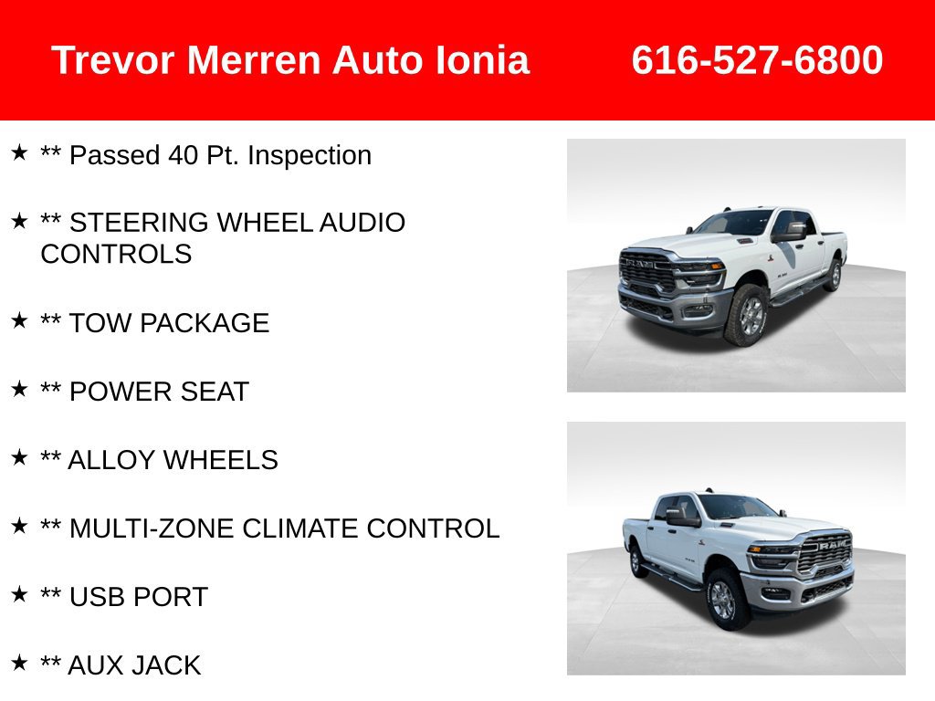 Used 2025 RAM 2500 Big Horn AWD/4WD image 14