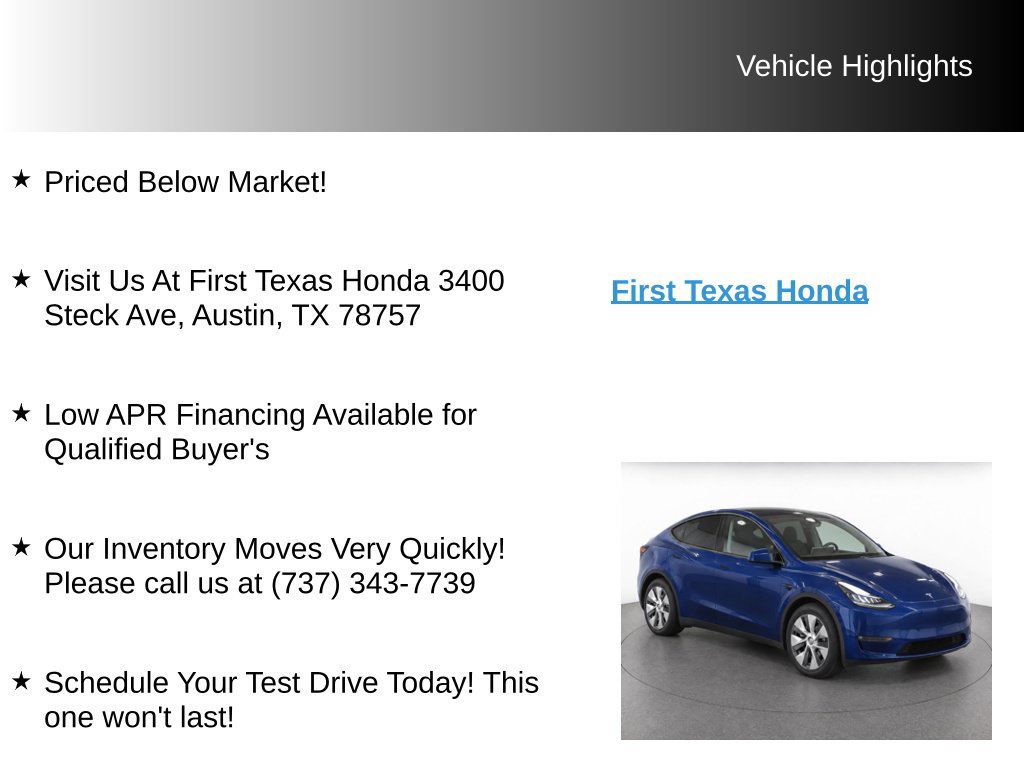 Used 2021 Tesla Model Y Long Range AWD/4WD image 9