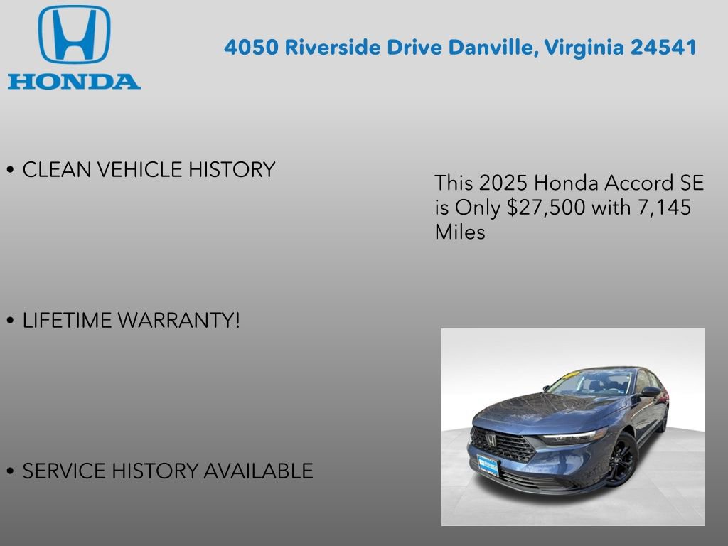 Used 2025 Honda Accord SE image 7
