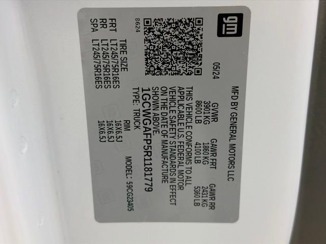 Certified 2024 Chevrolet Express 2500 w/ Driver Convenience Package image 21