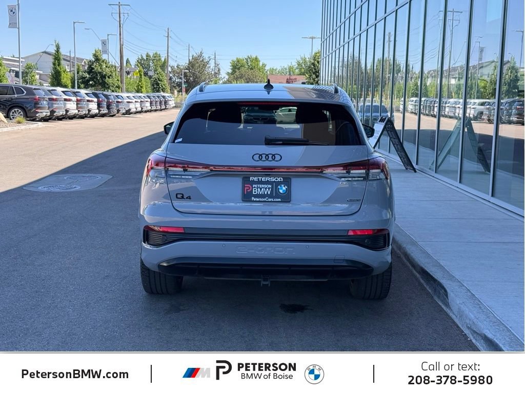 Used 2023 Audi Q4 e-tron Prestige w/ Black Optic Package AWD/4WD image 4