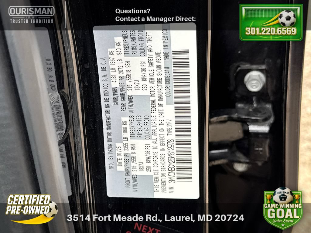 Certified 2025 MAZDA CX-30 AWD 2.5 S w/ Preferred Package image 33