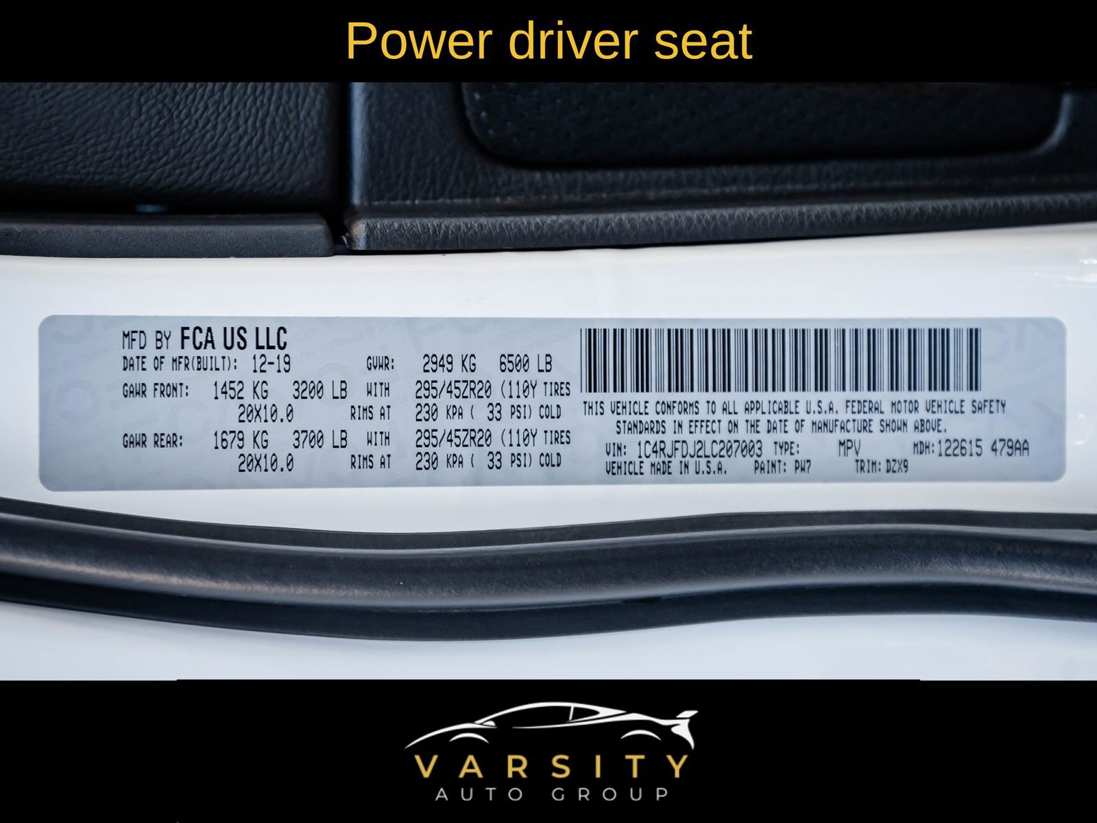 Used 2020 Jeep Grand Cherokee SRT w/ Trailer Tow Group IV image 32