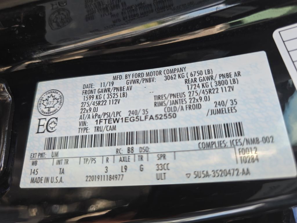 Used 2020 Ford F150 Limited AWD/4WD image 31