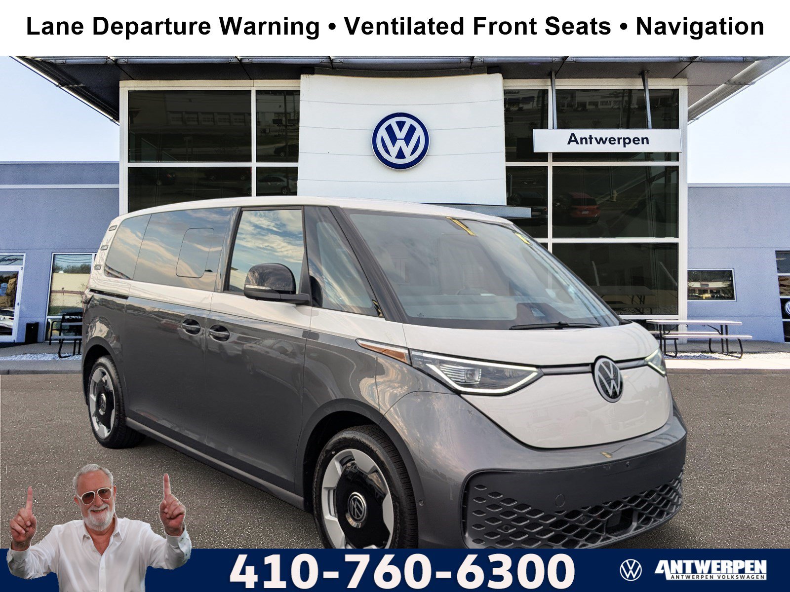 Used 2025 Volkswagen ID. Buzz Pro S Plus w/ Cupholders Package AWD/4WD image 1
