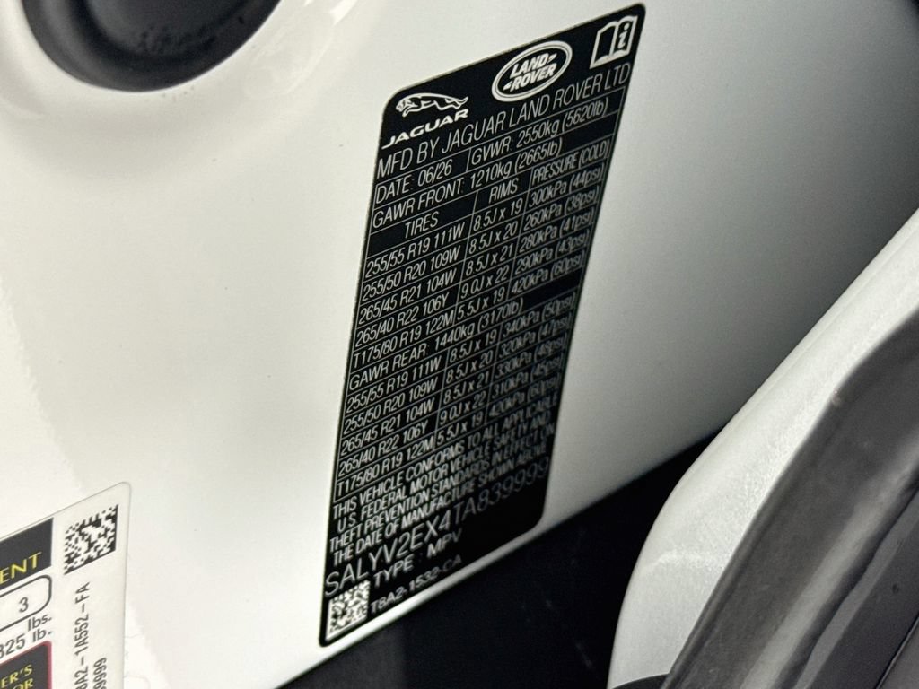 New 2026 Land Rover Range Rover Velar Belgravia AWD/4WD image 32