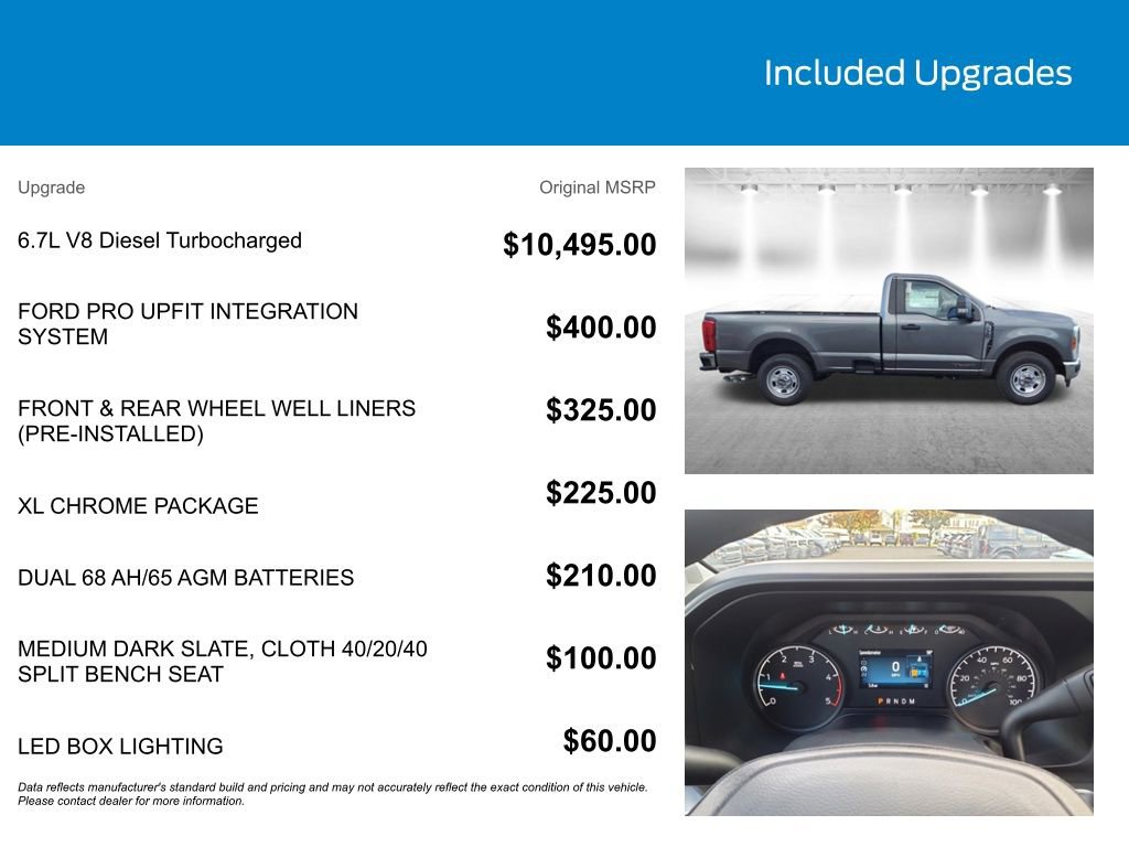 New 2024 Ford F350 XL w/ XL Chrome Package image 3