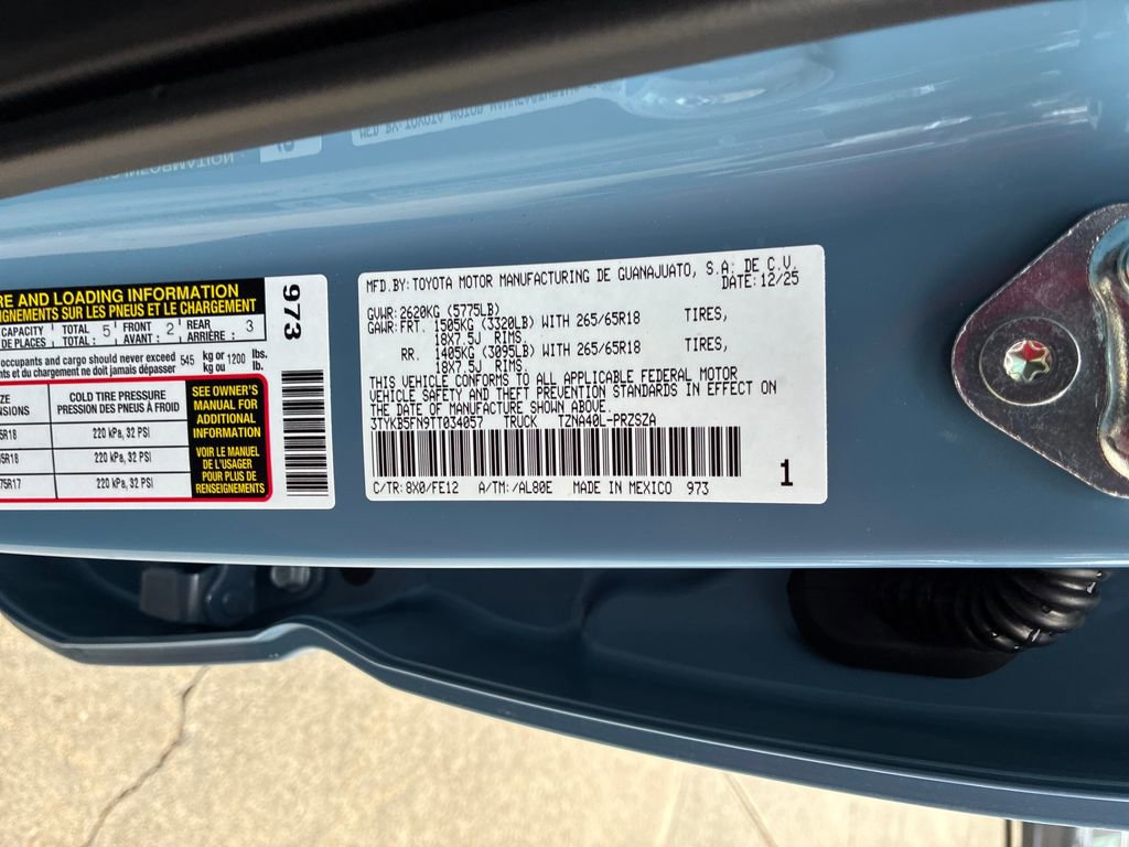 New 2026 Toyota Tacoma TRD Sport image 49