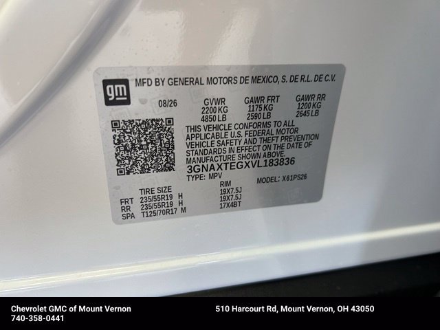 New 2027 Chevrolet Equinox RS w/ Convenience Package III AWD/4WD image 21