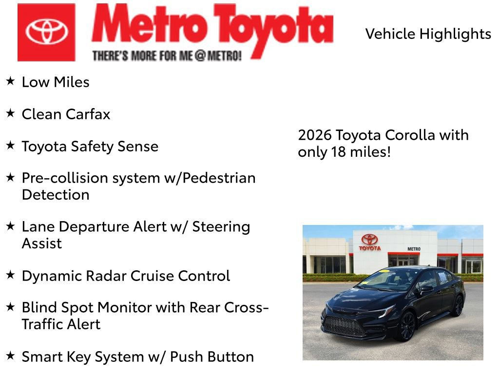 Used 2026 Toyota Corolla SE FWD image 8
