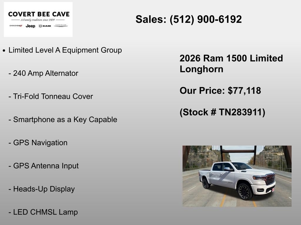 New 2026 RAM 1500 Limited AWD/4WD image 12