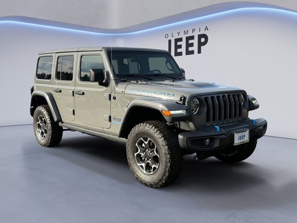 Certified 2021 Jeep Wrangler Unlimited Rubicon 4xe w/ Cold Weather Group image 8