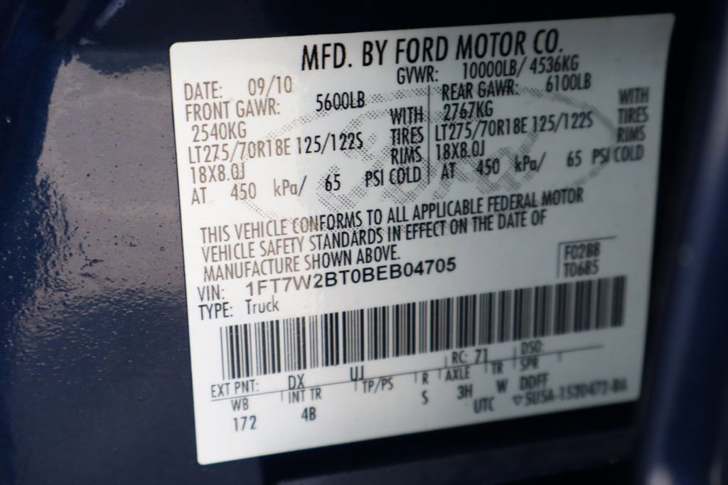 Used 2011 Ford F250 Lariat w/ Lariat Interior Pkg AWD/4WD image 58