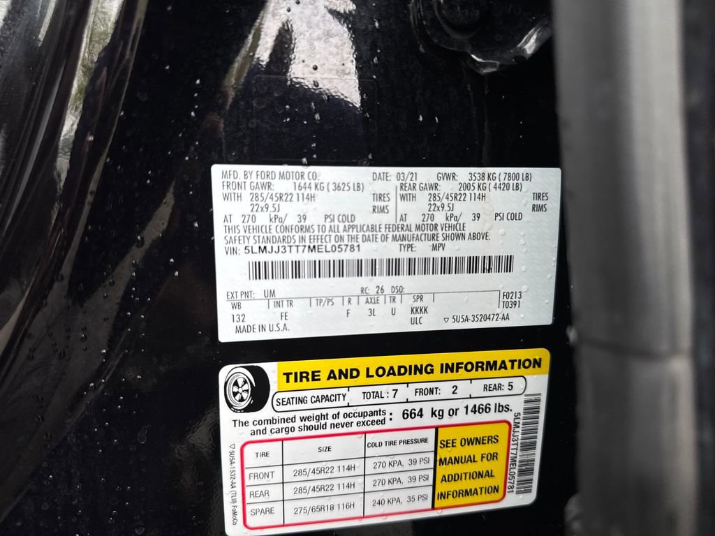 Used 2021 Lincoln Navigator L Black Label AWD/4WD image 10