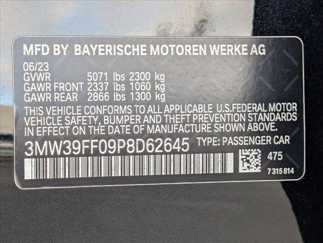 Used 2023 BMW 330e w/ M Sport Package RWD image 26