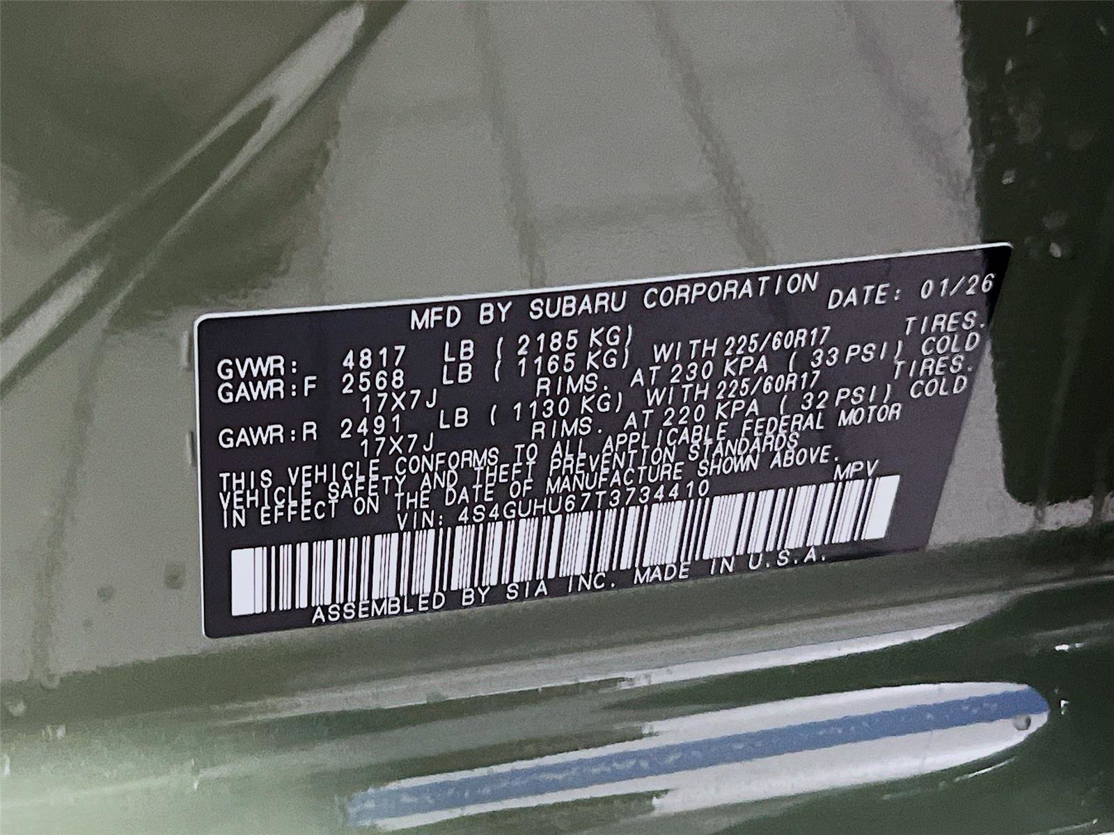 New 2026 Subaru Crosstrek 2.5i Wilderness image 35