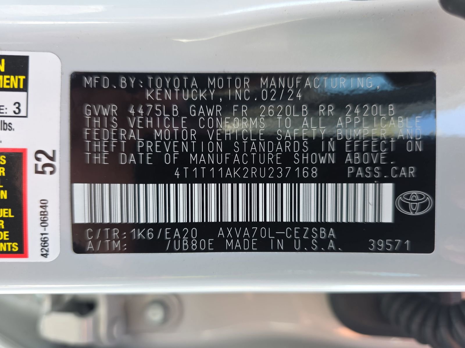 Used 2024 Toyota Camry SE w/ Convenience Package image 34