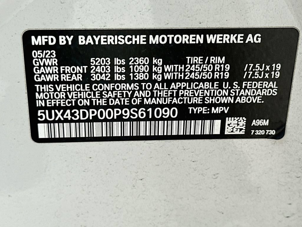 Used 2023 BMW X3 sDrive30i RWD image 33