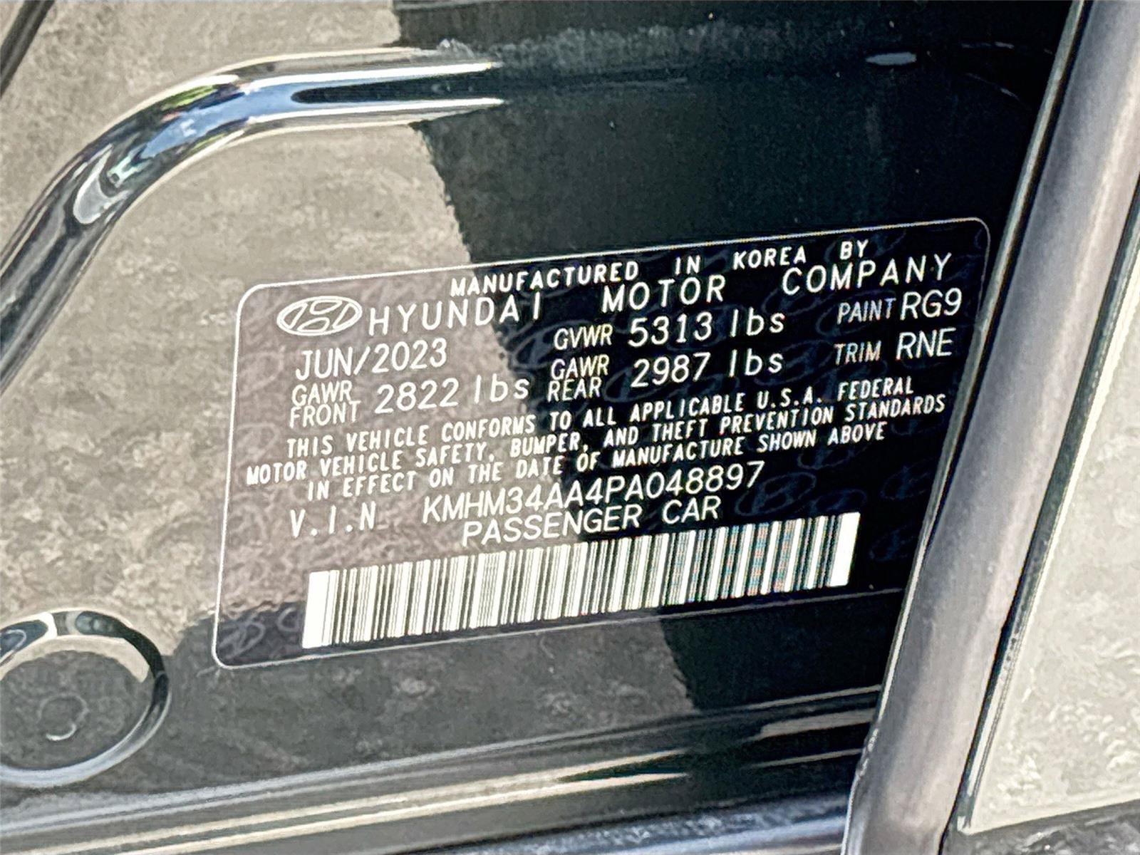 Used 2023 Hyundai Ioniq 6 SEL w/ Cargo Package RWD image 32