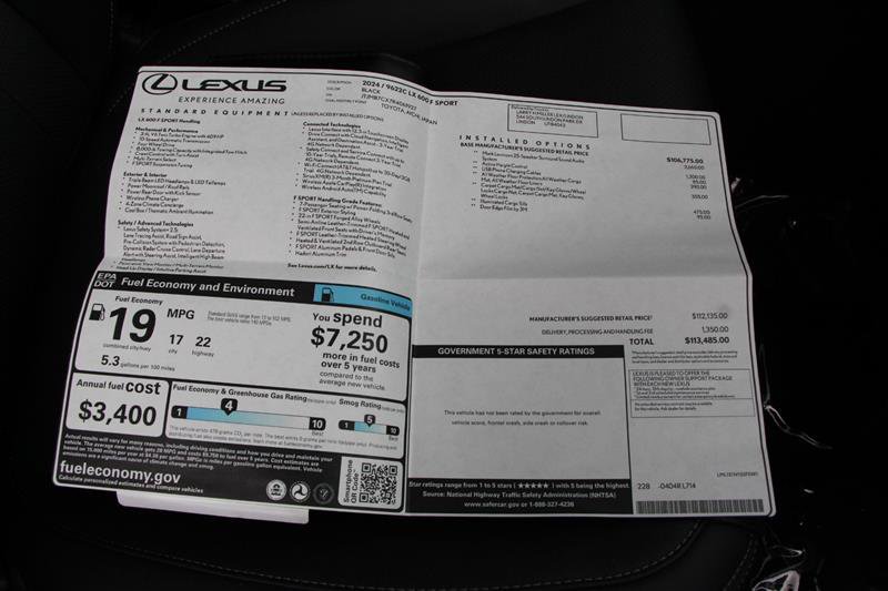 Used 2024 Lexus LX 600 F Sport image 42