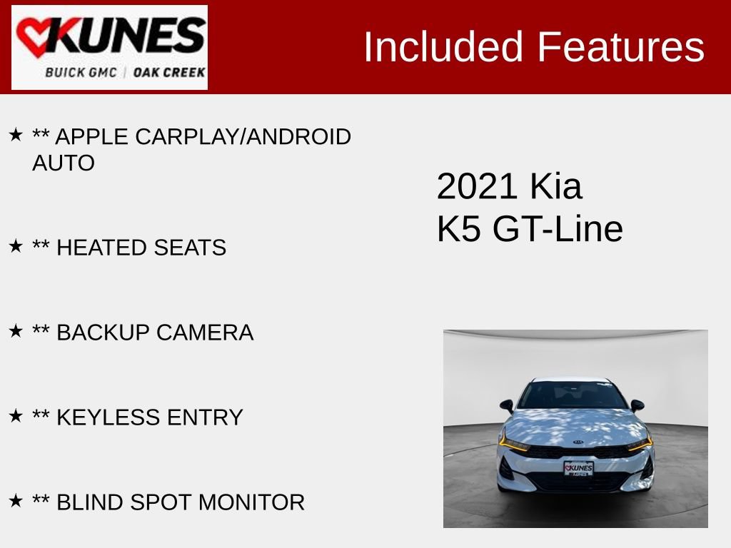 Used 2021 Kia K5 GT-Line FWD image 2