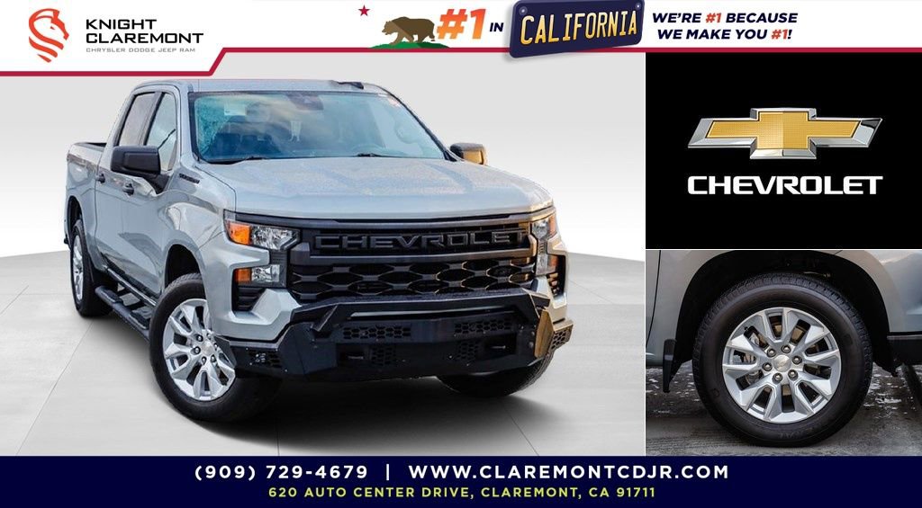 Used 2024 Chevrolet Silverado 1500 Custom w/ LPO, Dark Essentials Package image 1
