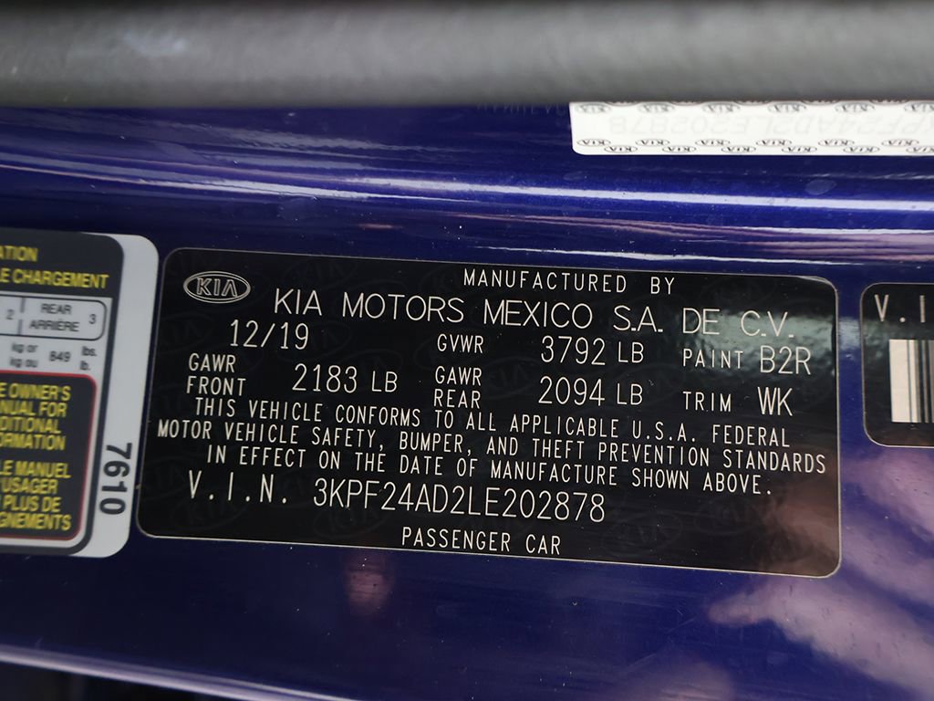 Used 2020 Kia Forte LXS FWD image 38