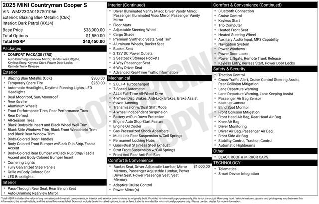 Certified 2025 MINI Cooper Countryman S image 39
